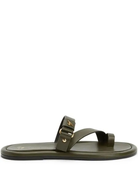 Giuseppe Zanotti сандалии Taanguy, зеленый