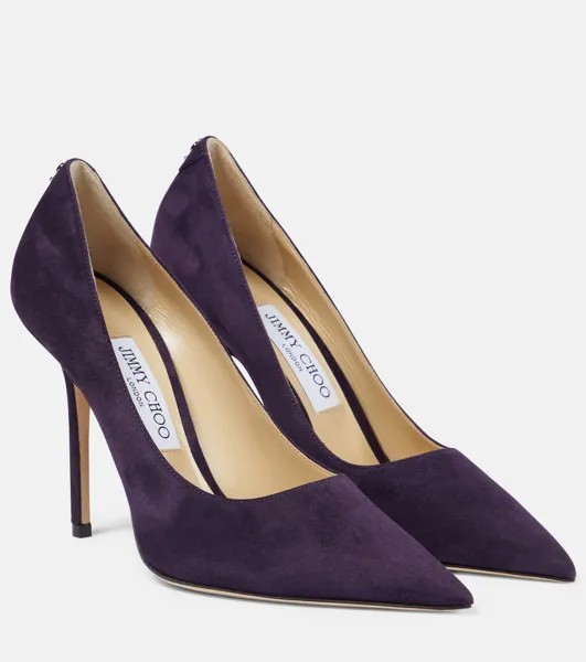 Кожаные туфли Love 100 Jimmy Choo, фиолетовый