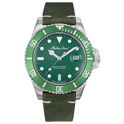 Наручные часы Mathey-Tissot Mathy Швейцарские H901ALV, зеленый