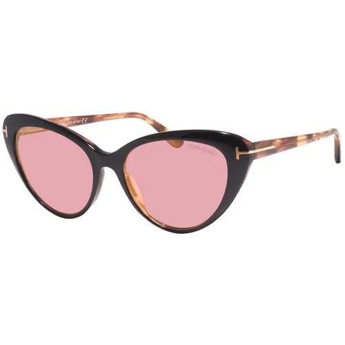 Солнцезащитные очки Tom Ford, коричневый, черный