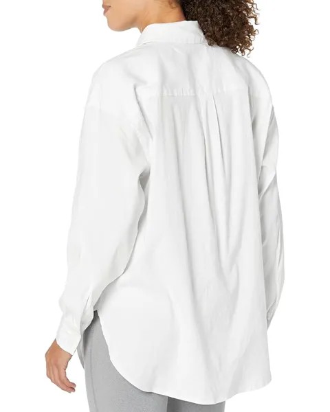 Рубашка Sweaty Betty Stretch Linen Relaxed Shirt, белый