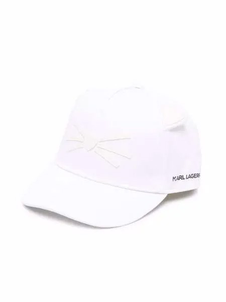 Karl Lagerfeld Kids бейсболка с тисненым узором