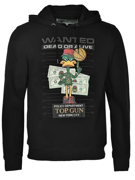 Толстовка TOP GUN Hoodie TG22024, черный