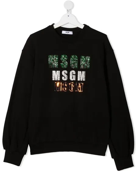 MSGM Kids толстовка с логотипом