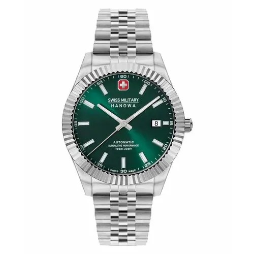 Наручные часы Swiss Military Hanowa SMWGL0002103, серебряный, зеленый