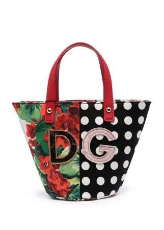 Dolce & Gabbana Kids сумка-ведро с принтом