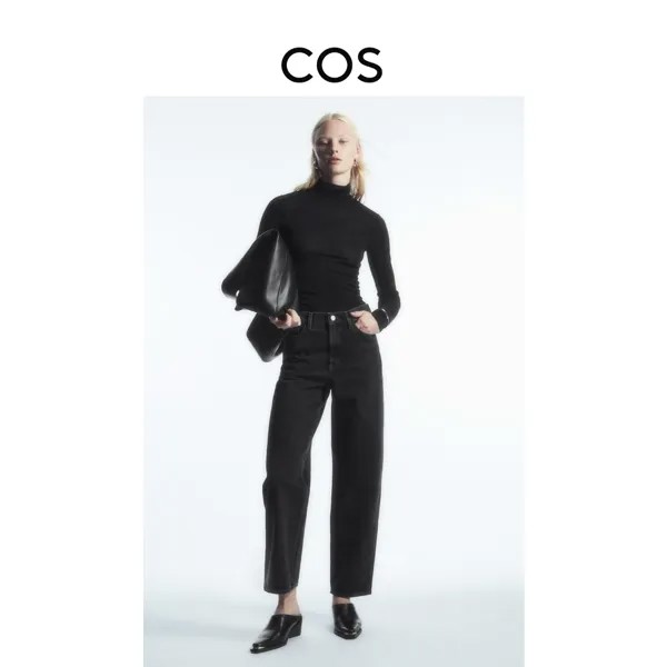 Женские зауженные джинсы Cos стандартного кроя, черный