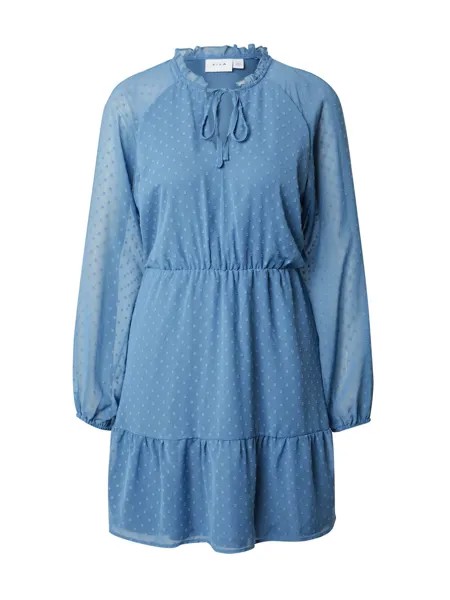 Платье Vila DOBBY, пыльно-синий