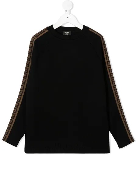 Fendi Kids джемпер с круглым вырезом