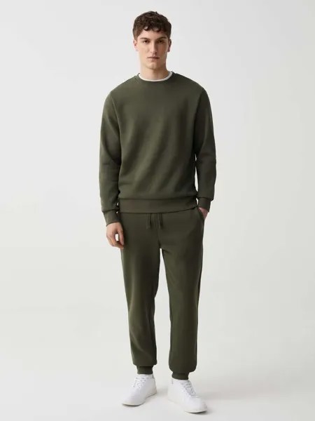 Плюшевые джоггеры с кулиской Ovs, цвет army green