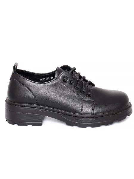 Туфли Baden женские демисезонные, размер 38, цвет черный, артикул CV209-030