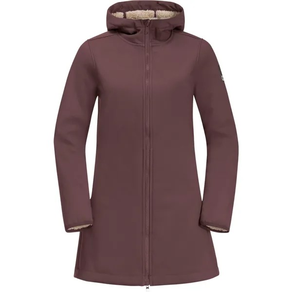 Пуховик Jack Wolfskin Softshellmantel WINDLAND, цвет boysenberry