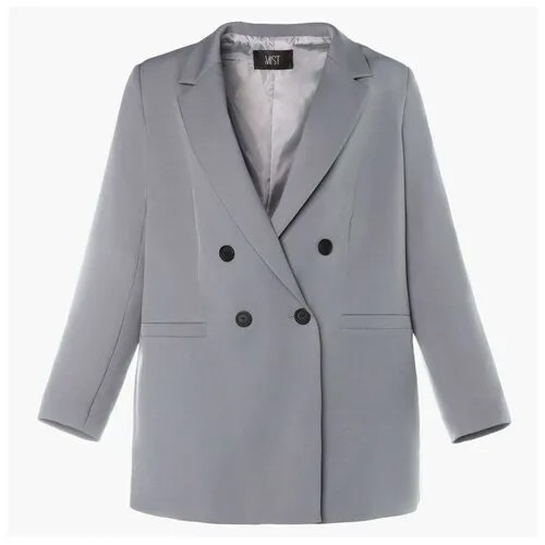 Пиджак MIST, размер 58, серый, голубой