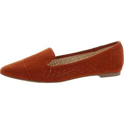 Женские туфли без шнуровки XOXO Vance Оранжевые из искусственной замши на плоской подошве 5, средний (B,M) BHFO 4399