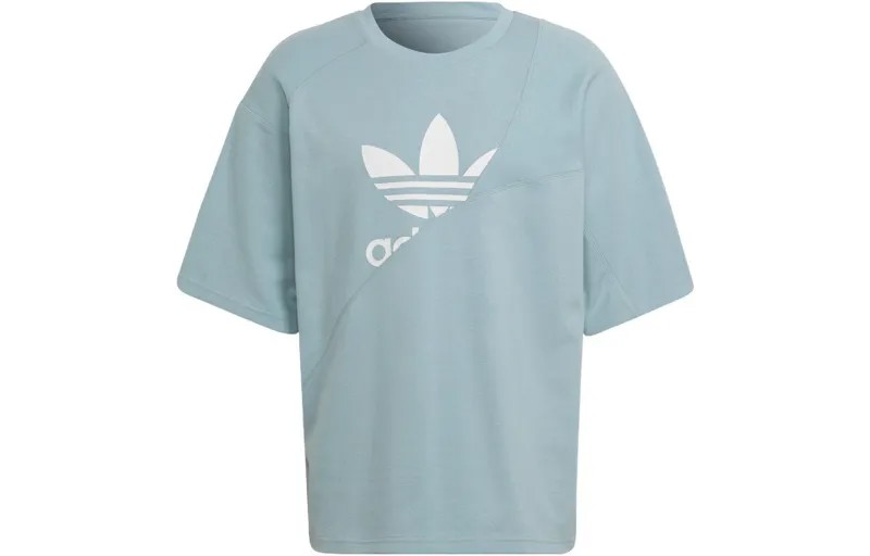 Футболка мужская ADICOLOR TRICOT INTERLOCK пыльно-зеленая Adidas Originals, зеленый
