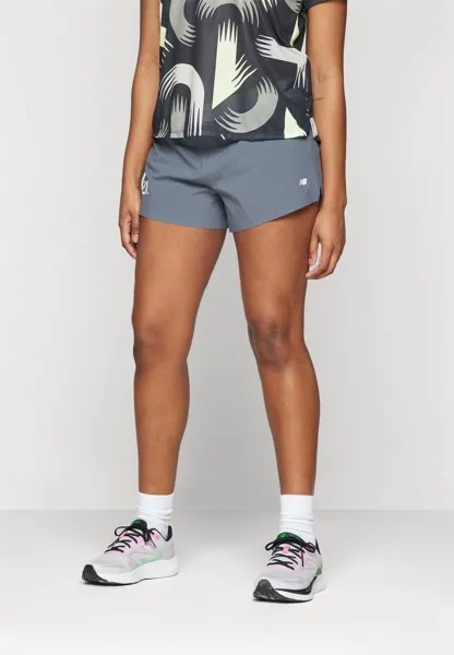 Спортивные шорты LONDON EDITION RACE DAY SPLIT SHORT New Balance, серый