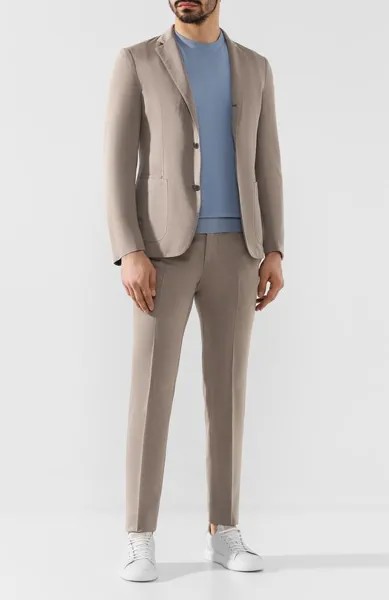 Костюм из смеси шерсти и хлопка Z Zegna