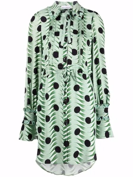 Paco Rabanne printed shirt dress