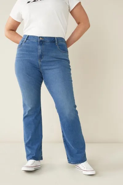 Джинсы Curve 725 с завышенной талией и широкими штанинами Levi's, синий