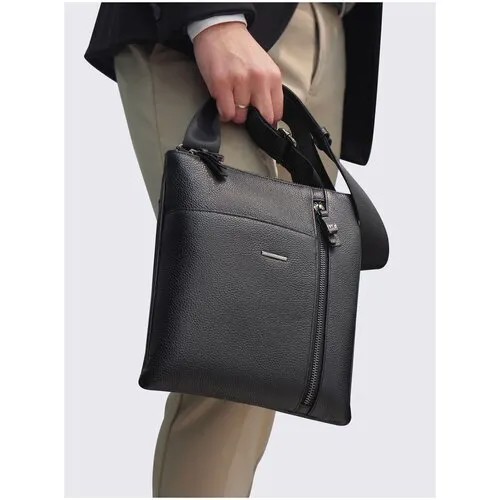 Мужская сумка кожаная, с RFID карманом, 100% натуральная кожа, 2019985A