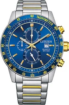 Японские наручные  мужские часы Citizen AN3684-59L. Коллекция Chronograph