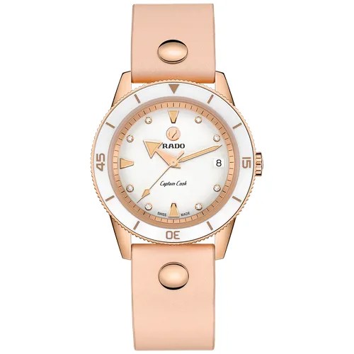 Наручные часы RADO Наручные часы Rado 763.6139.3.570, белый, золотой