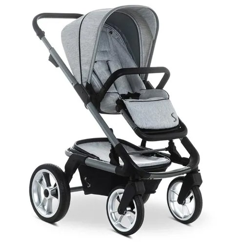 Прогулочная коляска Moon Solitaire light grey
