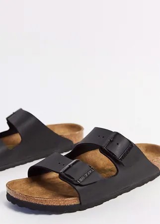 Черные сандалии из веган-кожи Birkenstock-Черный