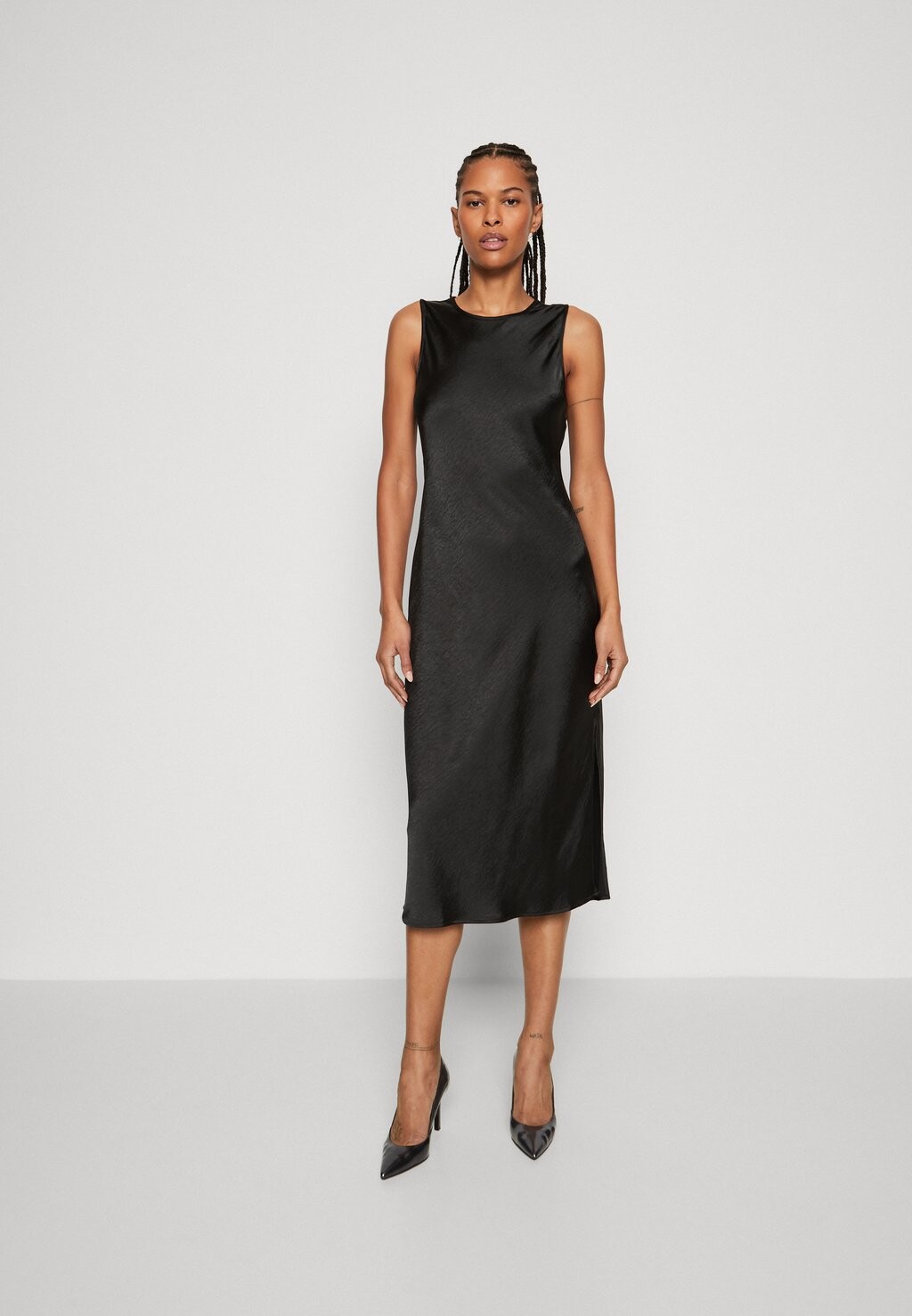 Элегантное платье High Neck Midi GAP, черный