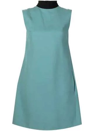 Valentino Pre-Owned платье-трапеция с высоким воротником