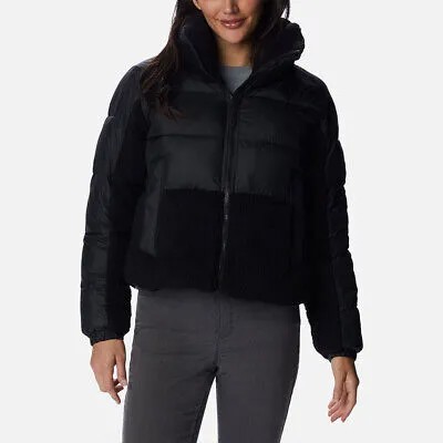 Женская куртка-пуховик Columbia Wmns Leadbetter Point Sherpa Hybrid, черный