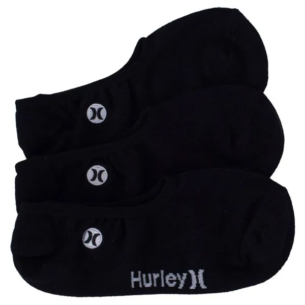 Носки Hurley H2O Dri No Show 3 шт, черный