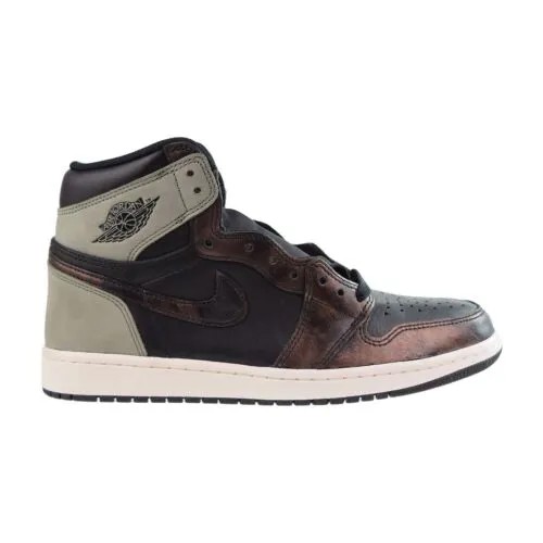 Мужские туфли Jordan 1 Retro High Черный-Серый-Ржавый 555088-033