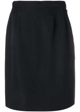 Yves Saint Laurent Pre-Owned юбка прямого кроя 1980-х годов