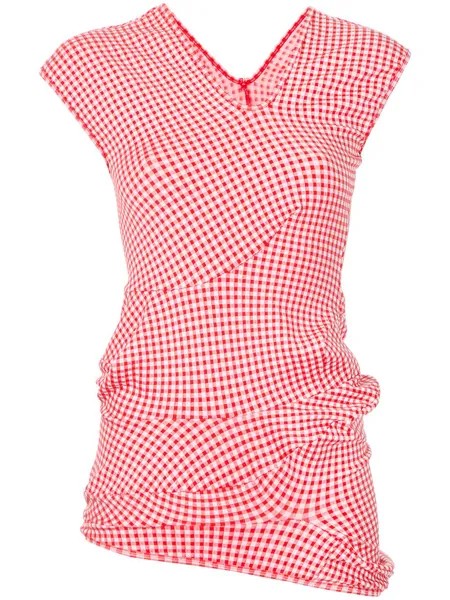 Comme Des Garçons Pre-Owned блузка в клетку
