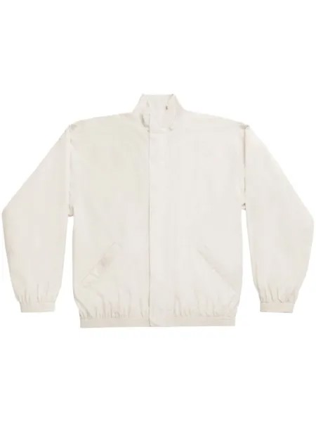 Balenciaga спортивная куртка Minimal на молнии, нейтральный цвет