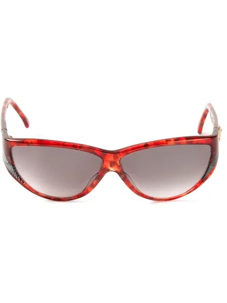 Yves Saint Laurent Pre-Owned солнцезащитные очки с панельными вставками