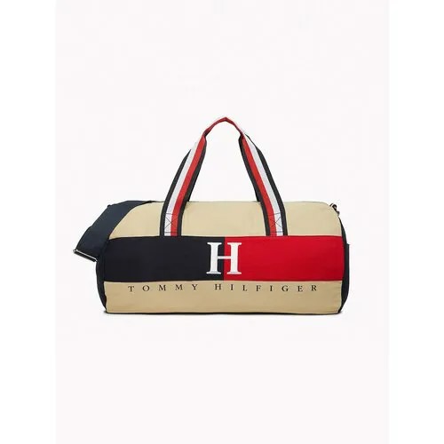 Сумка дорожная TOMMY HILFIGER, 56х28, ручная кладь, мультиколор, красный