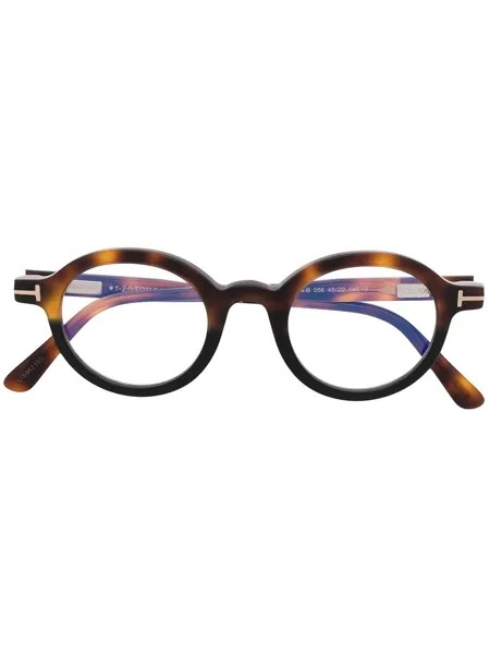 TOM FORD Eyewear очки в круглой оправе