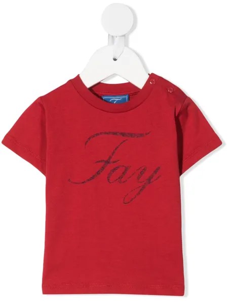 Fay Kids футболка с короткими рукавами и логотипом