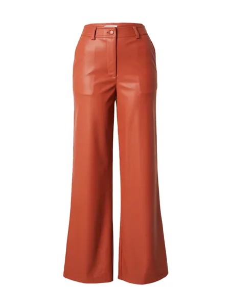 Широкие брюки Topshop, цвет Orange Red