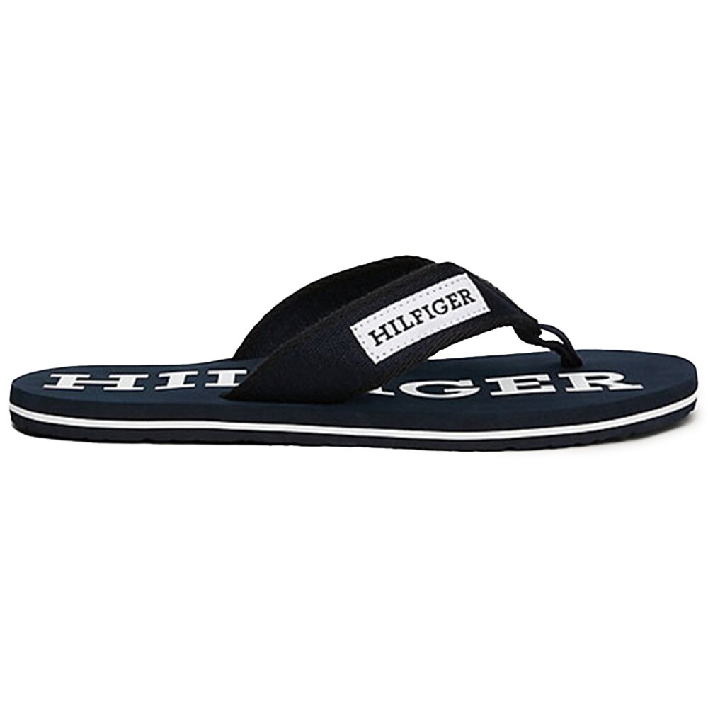 Шлепанцы Tommy Hilfiger Patch Beach, черный