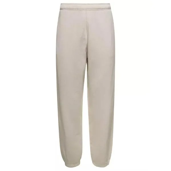 Брюки jogger pants with contrasting logo embroider Stone Island, белый