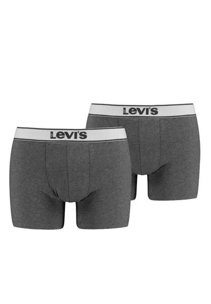 Боксеры Levi´s Boxershorts LEVIS MEN VINTAGE HEATHER BOXER BRIEF 4 шт, черный