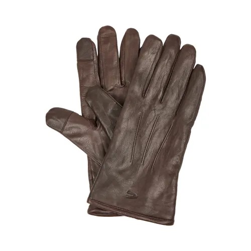 Мужские перчатки s_Leather Gloves s_408250-2G25 темно-коричневый 52/L