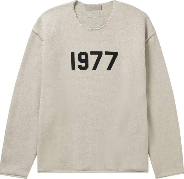 Свитер Fear of God Essentials Raw Edge Sweater 'Wheat', кремовый