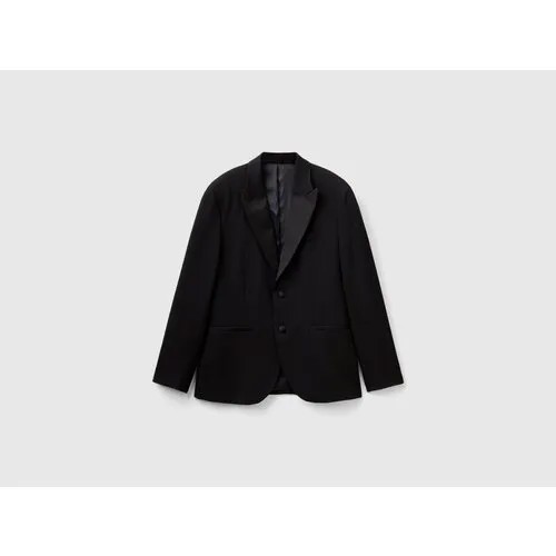 Пиджак UNITED COLORS OF BENETTON, размер 52, черный