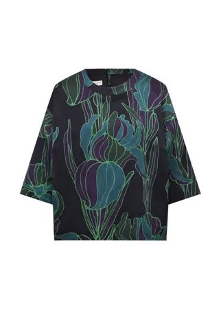 Топ из вискозы и хлопка Dries Van Noten