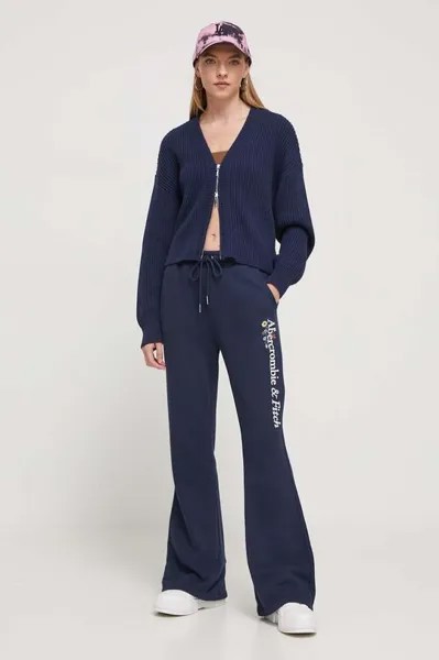Спортивные брюки Abercrombie & Fitch, темно-синий