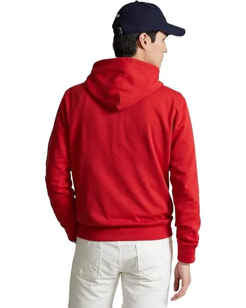 Худи Polo Ralph Lauren American Flag Fleece Hoodie, красный